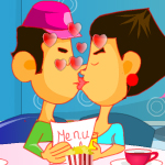 Coffee Shop Kissing